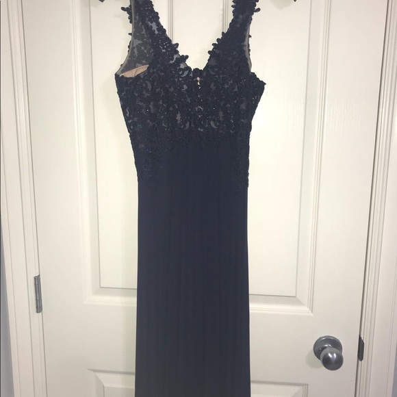 Faviana blue gown - Picture 3 of 5